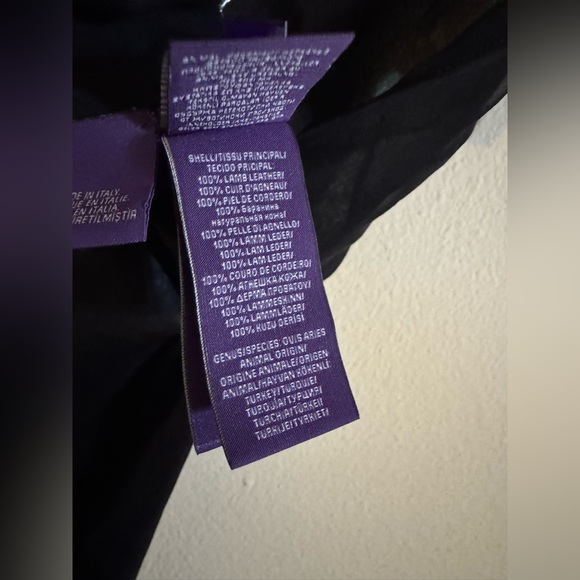 Ralph Lauren Black Leather Dress - Picture 6 of 8